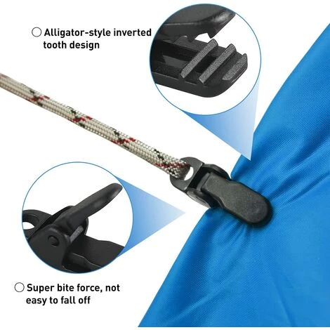 TANABATA 25Pcs Tente Clips,Clips De Fixation,Clip,Camping Bâche Noir Pince Pour Auvent Coupe-Vent Snaps En Plastique Pinces Plastique Pince Plastique Petite Pince Bâche Clip Auvent Pour Activités De Plein Air 4 TANABATA 25Pcs Tente Clips,Clips De Fixation,Clip,Camping Bâche Noir Pince Pour Auvent Coupe-Vent Snaps En Plastique Pinces Plastique Pince Plastique Petite Pince Bâche Clip Auvent Pour Activités De Plein Air - Image 2