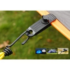 TANABATA 6 Pèces Clips De Bâche, Tente Clips En Plastique En Forme De Crocodile, Multifonctions Camping Tente Tarp Clips Pour Camping, Housse De Voiture, Housse De Bateau, Caravane, Auvent -Tente de réception Soldes 58461730 5