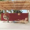 VidaXL Auvent Latéral Rétractable De Patio 160x600 Cm Rouge - Rouge -Tente de réception Soldes 58595977 1