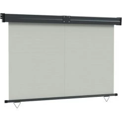 INLIFE Auvent Latéral De Balcon 160x250 Cm Gris - Gris -Tente de réception Soldes 58690920 5