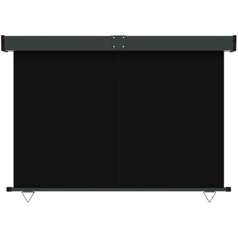 INLIFE Auvent Latéral De Balcon 160x250 Cm Noir - Noir 7 INLIFE Auvent Latéral De Balcon 160x250 Cm Noir - Noir - Image 5