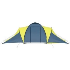 INLIFE Tente De Camping 6 Personnes Bleu Et Jaune - Bleu -Tente de réception Soldes 58692360 4