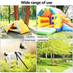 REGALI 8 Pièces Piquets De Tente Piquets Métalliques Robustes Piquets D'ancrage Au Sol Piquet Toile De Tente Peg Sardine Tente Pour Pelouse Plage Camping 10 REGALI 8 Pièces Piquets De Tente Piquets Métalliques Robustes Piquets D'ancrage Au Sol Piquet Toile De Tente Peg Sardine Tente Pour Pelouse Plage Camping -Tente de réception Soldes 58700221 4