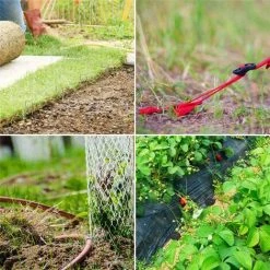 TRIOMPHE Piquets De Jardin Piquet De Fixation Tente Piquets De Sol Cheville De Jardin Agrafes De Jardinage Pour Fixer Toile De Paillage Clôture De Jardin Barrière Contre Filets Camping Gazon Artificiel,20pièce,T-Audace -Tente de réception Soldes 58741954 2