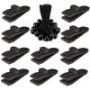 QERSTA Lot De 10 Clips De Bâche Clips D'auvent Tendeur Tendeur Élastique Pour Tentes, Capotes, Auvents, Bannières, Canotage -Tente de réception Soldes 59162449 1