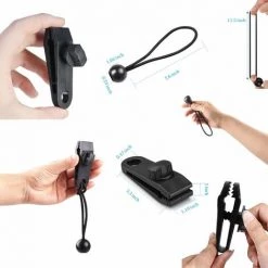 QERSTA Lot De 10 Clips De Bâche Clips D'auvent Tendeur Tendeur Élastique Pour Tentes, Capotes, Auvents, Bannières, Canotage -Tente de réception Soldes 59162449 3