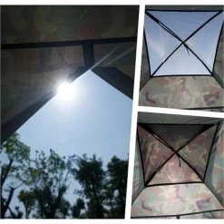 JOORRT Tente Pour Enfants Pour Jeu En Intérieur/extérieur 152 x 152 x 111 cm Motif Camouflage -Tente de réception Soldes 59171072 3