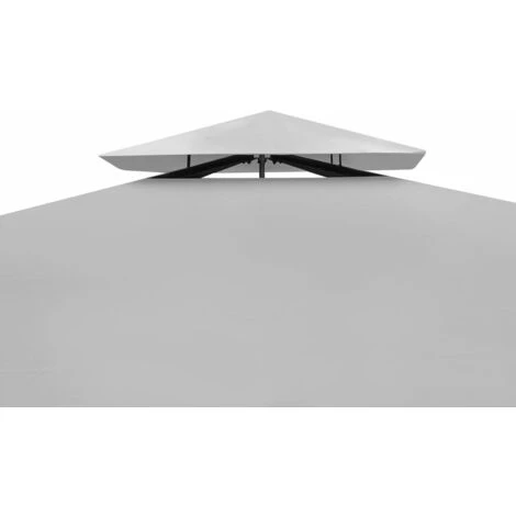 INLIFE Tonnelle Avec Toit 3x4 M Blanc Crème - Crème 5 INLIFE Tonnelle Avec Toit 3x4 M Blanc Crème - Crème - Image 3