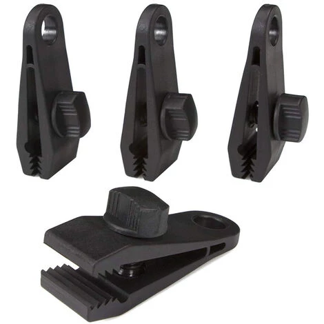 OUSUDELA Lot De 30 Pinces De Fixation Pour Tente, Tente, Auvent, Bannières, Bateau, Jardinage - Noir 7 OUSUDELA Lot De 30 Pinces De Fixation Pour Tente, Tente, Auvent, Bannières, Bateau, Jardinage - Noir - Image 5