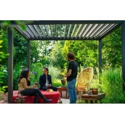 OMBREA Pergola Bioclimatique Ombréa® 3x3 ? Anthracite + 1 Store Latéral 3M Anthracite 9 OMBREA Pergola Bioclimatique Ombréa® 3x3 ? Anthracite + 1 Store Latéral 3M Anthracite -Tente de réception Soldes 59315436 3