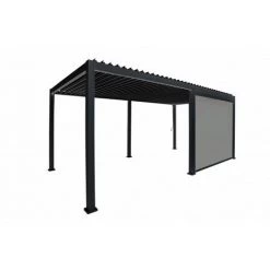 OMBREA Pergola Bioclimatique Ombréa® 3x3 ? Anthracite + 1 Store Latéral 3M Anthracite 11 OMBREA Pergola Bioclimatique Ombréa® 3x3 ? Anthracite + 1 Store Latéral 3M Anthracite -Tente de réception Soldes 59315436 5