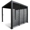 Chalet & Jardin Panneau Brise-vue Latéral à Ventelles 1 M Pour Pergola Bioclimatique OMBREA - Anthracite -Tente de réception Soldes 59411964 1