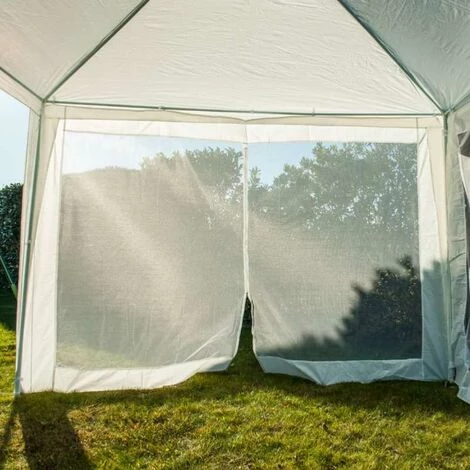 HELIOTRADE Moustiquaire De Protection Pour Tonnelle - Tente De Réception - Lot De 2 7 HELIOTRADE Moustiquaire De Protection Pour Tonnelle - Tente De Réception - Lot De 2 - Image 5