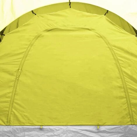 JN.SONGS Tente De Camping 6 Personnes Familiale Pour Trekking Extérieur 576 X 235 X 190 Cm - Bleu Jaune 5 JN.SONGS Tente De Camping 6 Personnes Familiale Pour Trekking Extérieur 576 X 235 X 190 Cm - Bleu Jaune - Image 3