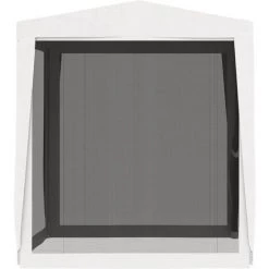 INLIFE Tente De Réception Avec 4 Parois Latérales En Maille 2x2m Blanc -Tente de réception Soldes 59848195 4