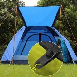 HAPPYSHOPPING Lot De 10 Grandes Pinces Pour Tente, Noir -Tente de réception Soldes 59852032 3