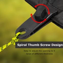 HAPPYSHOPPING Lot De 10 Grandes Pinces Pour Tente, Noir -Tente de réception Soldes 59852032 4