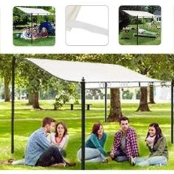 BAICCCF Toile De Toit De Rechange Pour Pavillon Tonnelle - 300D Toile Imperméable Tente Auvent Haut Toit Soleil Tente Tissu Extérieur Housse | Étanche/Résistant À La Déchirure | 3mx2.6m (sans Support) -Tente de réception Soldes 59856479 5