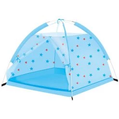 TANCYCO Tente De Maison De Jeu Pour Enfants Tente De Jeu Amusante Pliante Tente De Terrain De Jeu Pour Enfants Décoration De Lit De Maison De Jeu Intérieure Et Extérieure Petite Chambre Pour Camping, Plage, Arrière-cour,Bleu,