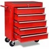 NOVA Carrier De Porte Avec 5 Tiroirs Et Roues Pour Garage Différentes Couleurs Couleur : ROUGE