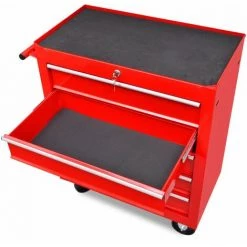 NOVA Carrier De Porte Avec 5 Tiroirs Et Roues Pour Garage Différentes Couleurs Couleur : ROUGE -Tente de réception Soldes 59982434 3
