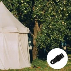 FLYME 2 Set De Pince à Bâche Avec Mousqueton D Noir Pour Fixer Bache Tente Toile Prélart à Piscine Montagne Clip Attache Convient Au Camping Pique-Nique Accassoires De Tente Extérieur -Tente de réception Soldes 60011826 4