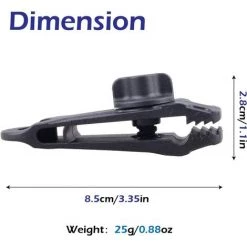 FLYME Pinces De Bâche Clips De Tente De Camping En Plastique Petite Pince à Oeillets Pour Auvent Toile D'Ombrage De Jardin Activités De Plein Air 8 FLYME Pinces De Bâche Clips De Tente De Camping En Plastique Petite Pince à Oeillets Pour Auvent Toile D'Ombrage De Jardin Activités De Plein Air -Tente de réception Soldes 60011832 2