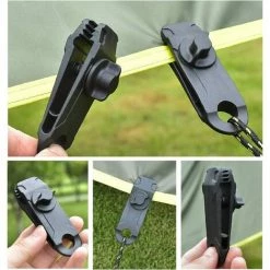 FLYME Pinces De Bâche Clips De Tente De Camping En Plastique Petite Pince à Oeillets Pour Auvent Toile D'Ombrage De Jardin Activités De Plein Air 11 FLYME Pinces De Bâche Clips De Tente De Camping En Plastique Petite Pince à Oeillets Pour Auvent Toile D'Ombrage De Jardin Activités De Plein Air -Tente de réception Soldes 60011832 5