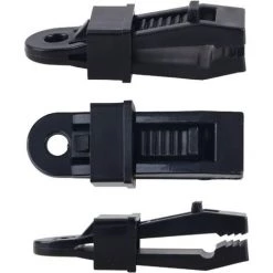 MINKUROW Clips De Tente Clips De Bâche Pince De Tente Avec œillet Clips Fixation Pour Tente Bâche Camping En Plein Air(vert) -Tente de réception Soldes 60016000 5