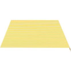 Topdeal Tissu De Remplacement Pour Auvent Jaune Et Blanc 5x3,5 M FF311942_FR 10 Topdeal Tissu De Remplacement Pour Auvent Jaune Et Blanc 5x3,5 M FF311942_FR -Tente de réception Soldes 60047489 4