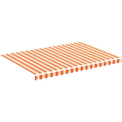 Topdeal Tissu De Remplacement Pour Auvent Jaune Et Orange 3,5x2,5 M FF312016_FR 4 Topdeal Tissu De Remplacement Pour Auvent Jaune Et Orange 3,5x2,5 M FF312016_FR - Image 2