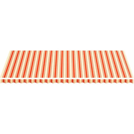 Topdeal Tissu De Remplacement Pour Auvent Jaune Et Orange 6x3 M FF312023_FR 5 Topdeal Tissu De Remplacement Pour Auvent Jaune Et Orange 6x3 M FF312023_FR - Image 3