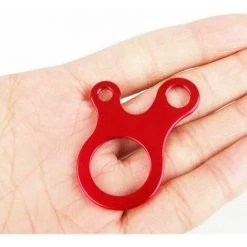 STARLIGHT Lot De 10 Tendeurs Ultra Légers En Acier Inoxydable Pour Paracorde à 3 Trous - Ajusteur Rapide De Serrage - Pour Activités De Plein Air - Randonnée, Camping, Pique-nique, Tente, Auvent Rouge,STAR.L -Tente de réception Soldes 60064798 4