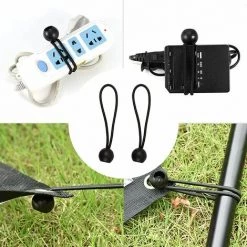 STARLIGHT Lot De 10 Pinces De Fixation Pour Tente, Tente, Auvent, Bannières, Bateau, Jardinage - Noir,STAR.L -Tente de réception Soldes 60066357 5