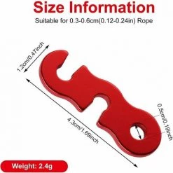 STARLIGHT 30pcs Ajusteur De Haubans En Aluminium Ultraléger Pour Tente De Randonnée Rouge,STAR.L 8 STARLIGHT 30pcs Ajusteur De Haubans En Aluminium Ultraléger Pour Tente De Randonnée Rouge,STAR.L -Tente de réception Soldes 60066610 2