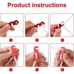 STARLIGHT 30pcs Ajusteur De Haubans En Aluminium Ultraléger Pour Tente De Randonnée Rouge,STAR.L 9 STARLIGHT 30pcs Ajusteur De Haubans En Aluminium Ultraléger Pour Tente De Randonnée Rouge,STAR.L -Tente de réception Soldes 60066610 3