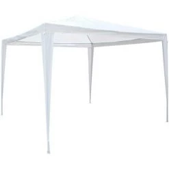 7HOUSE Gazebo De Cenor Métallique Avec Tissu Imperméable Blanc 295x295x245cm 7hème
