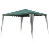 7HOUSE Gazebo Cenor Métallique Avec Vert / Blanc Drôle / Blanc 295x295x245cm 7hème