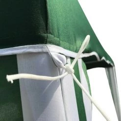 7HOUSE Gazebo Cenor Métallique Avec Vert / Blanc Drôle / Blanc 295x295x245cm 7hème -Tente de réception Soldes 60089630 4