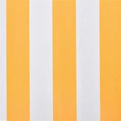 FIMEI Tissu D'auvent Jaune Tournesol/blanc 4x3 M (cadre Non Inclus) -Tente de réception Soldes 60100116 3