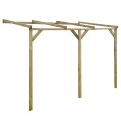 FIMEI Pergola à Appentis 2 X 3 X 2,2 M Bois -Tente de réception Soldes 60100185 2