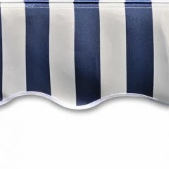 FIMEI Toit D'auvent Toile Bleu Et Blanc 3x2,5 M (Cadre Non Inclus) -Tente de réception Soldes 60100234 4