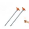 DECKON 2 Pcs Piquets De Tente En Acier Durables, Piquets De Tente Camping Avec Monture En Plastique Pour Clous De Tente, 25*Φ0.8cm, Orange 2 DECKON 2 Pcs Piquets De Tente En Acier Durables, Piquets De Tente Camping Avec Monture En Plastique Pour Clous De Tente, 25*Φ0.8cm, Orange -Tente de réception Soldes 60102817 1