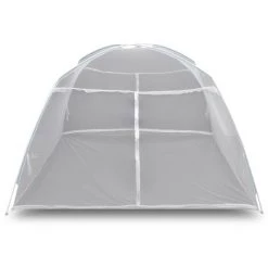 LITZEE Tente De Camping 200x180x150 Cm Fibre De Verre Blanc # -Tente de réception Soldes 60165944 3