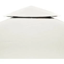 NOVA Pièces De Rechange Révisables Pour Gazebo 310g / M² 3x3m Différentes Couleurs Recouvrement De Remplacement D'auvent 310 G/m² 3x3m Blanc Crème -Tente de réception Soldes 60177734 4