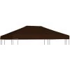 NOVA Couverture Supérieure Pour Gazebo 310 G / M² 3x4m Différentes Couleurs Toile Supérieure De Gazebo 310 G/m² 3x4 M Marron -Tente de réception Soldes 60177736 1