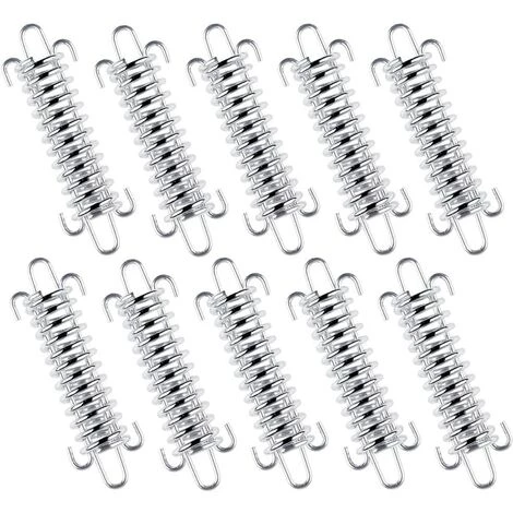 DENUOTOP 10pcs Tente Corde Résistante, Boucle De Corde Pour Tente En Acier Inoxydable Pour La Randonnée Camping Pêche Pique-Nique Voyager 3 DENUOTOP 10pcs Tente Corde Résistante, Boucle De Corde Pour Tente En Acier Inoxydable Pour La Randonnée Camping Pêche Pique-Nique Voyager