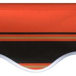 INLIFE Toile D'auvent Orange Et Marron 600x300 Cm -Tente de réception Soldes 60303249 4