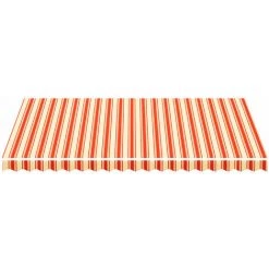 INLIFE Tissu De Remplacement Pour Auvent Jaune Et Orange 4,5x3 M -Tente de réception Soldes 60303551 3