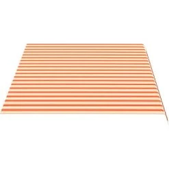 INLIFE Tissu De Remplacement Pour Auvent Jaune Et Orange 4,5x3 M -Tente de réception Soldes 60303551 4